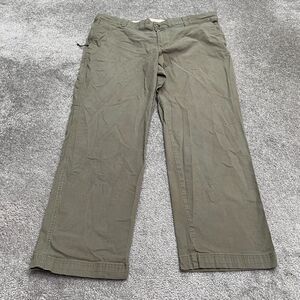 Columbia Regular Fit ROC Carpenter Pants Mens 40x30 Brown Straight Leg Cotton